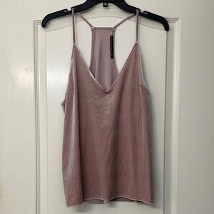 Abercrombie & Fitch Dusty Pink Velvet Camisole